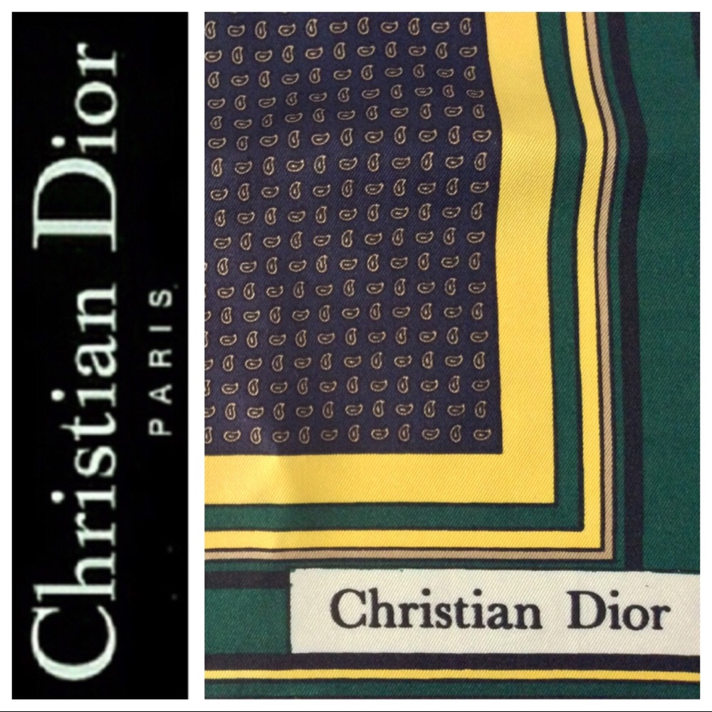 CHRISTIAN DIOR NECK SCARF